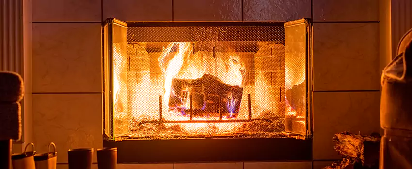 Mendota Hearth Landscape Fireplace Installation in Redland, Maryland