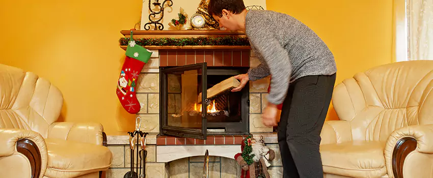 Rusted Metal Fireplace Restoration in Redland, Maryland